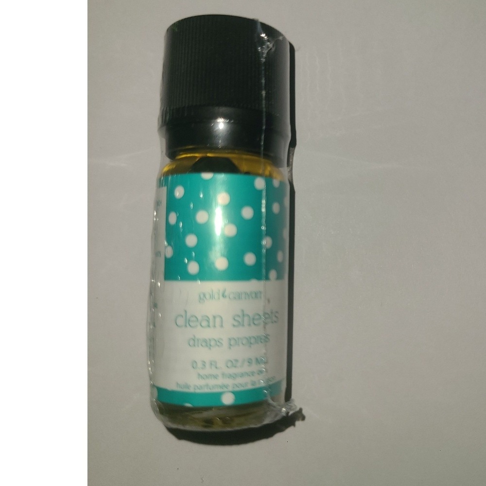 Gold Canyon Clean Sheets Home Fragrance Oil 0.3 fl oz 9 ml New Sealed